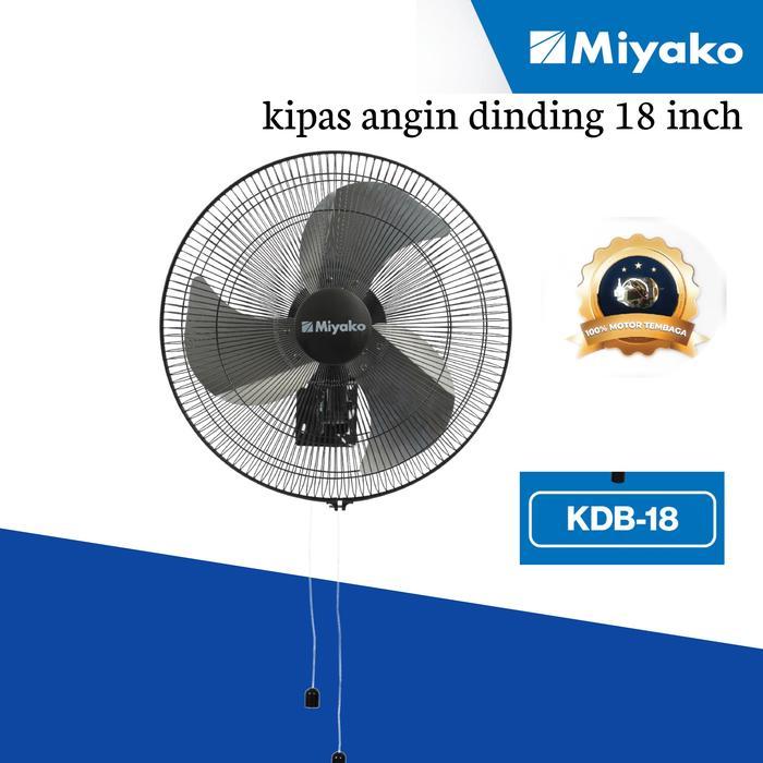 kipas angin MIYAKO KDB 18 Kipas angin tembok/kipas angin dinding blower 18 inch
