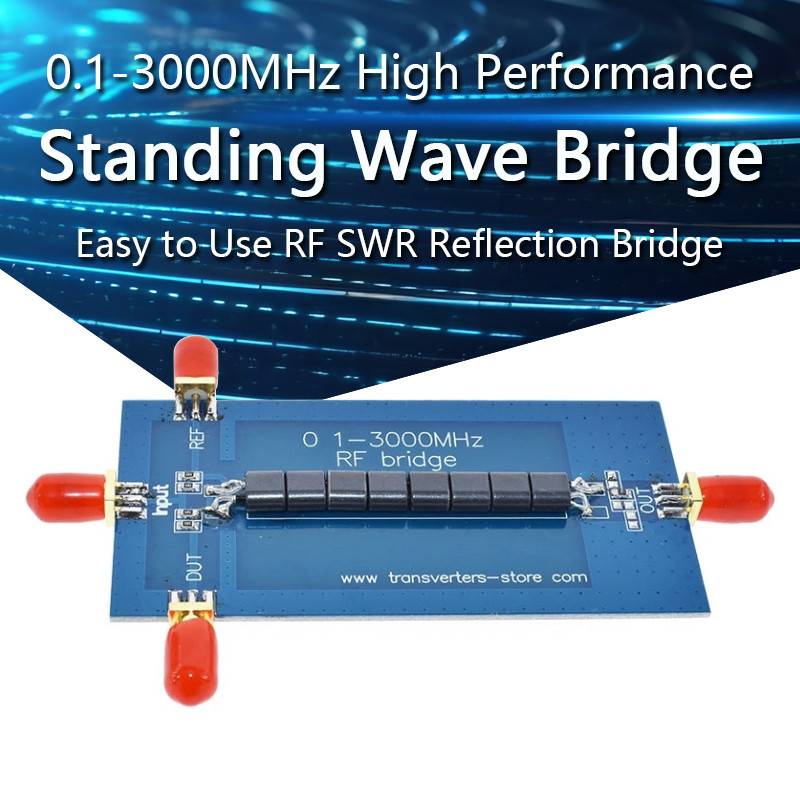 0.1-3000Mhz Standing Wave Bridge High Performance Easy To Use Rf Swr Reflection Bridge