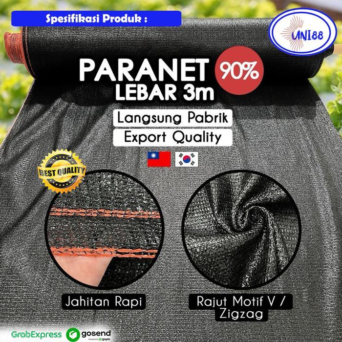 New Jaring Paranet 90% Jaring Tanaman - Paranet 95% Export Quality - Paranet 95 Persen Anti UV Rajut