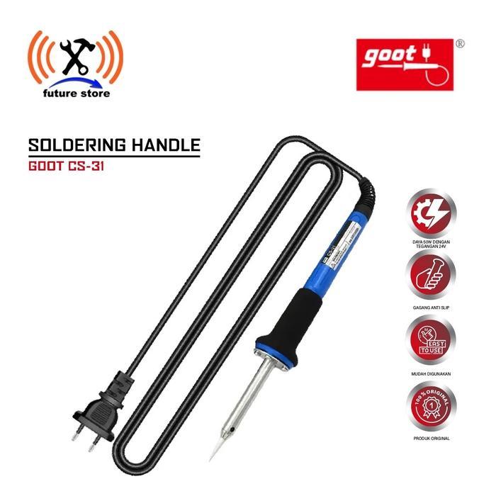 uzd6- Solder Ori Goot Cs-31 - Solder Tangan Goot Original Cs31 25Watt