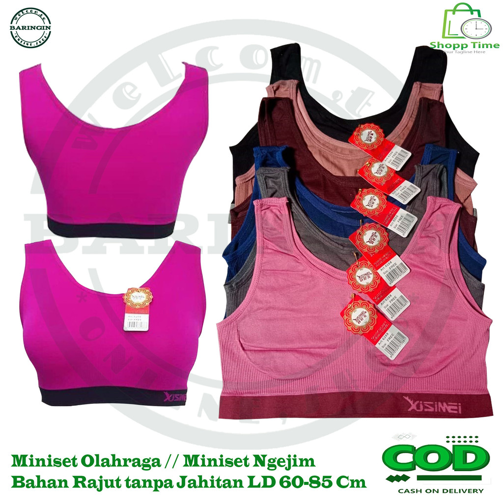 Sport Bra [ Isi 2 Pcs ] Miniset Remaja dan Dewasa IMPORT Premium // bh dewasa semi sport // miniset 