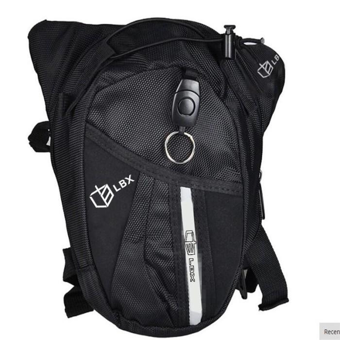 TERMURAH LBX Tas Pinggang Paha Kaki Sepeda Motor Pria 5L