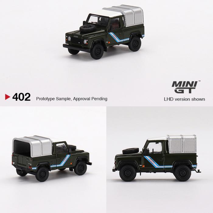 MINI GT (BLISTER) Land Rover Defender 90 Pick Up Bronze Gr-MGT00402-MJ