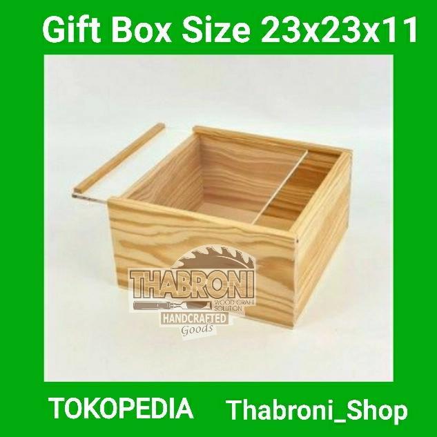4lcj- Box Kayu Hampers Termurah Produsen Box Natal Imlek Slide Box