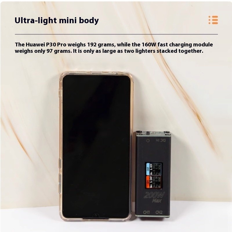 Full Protocol Super Fast Charging Module, High-Power Sw3518 High-Definition Screen Ips Desktop