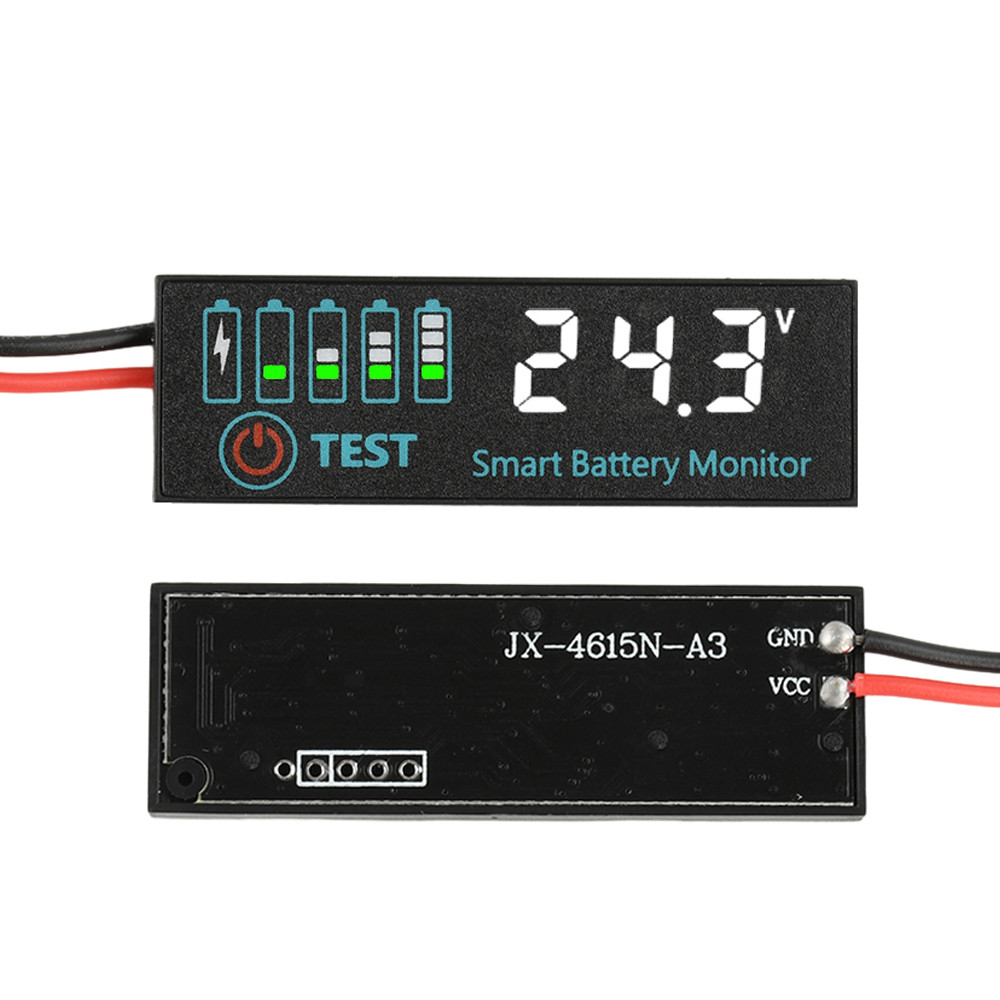 Dc7~55V Lithium Battery Level Indicator Led Digital Display Battery Tester Voltmeter Charging