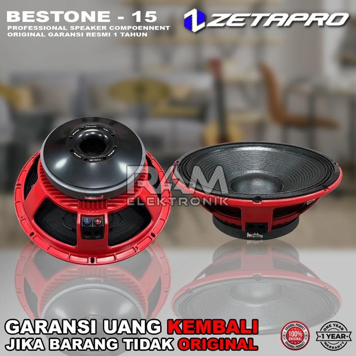Komponen Speaker 15 Inch Zetapro Best One 15 Original 1200 Wattsale