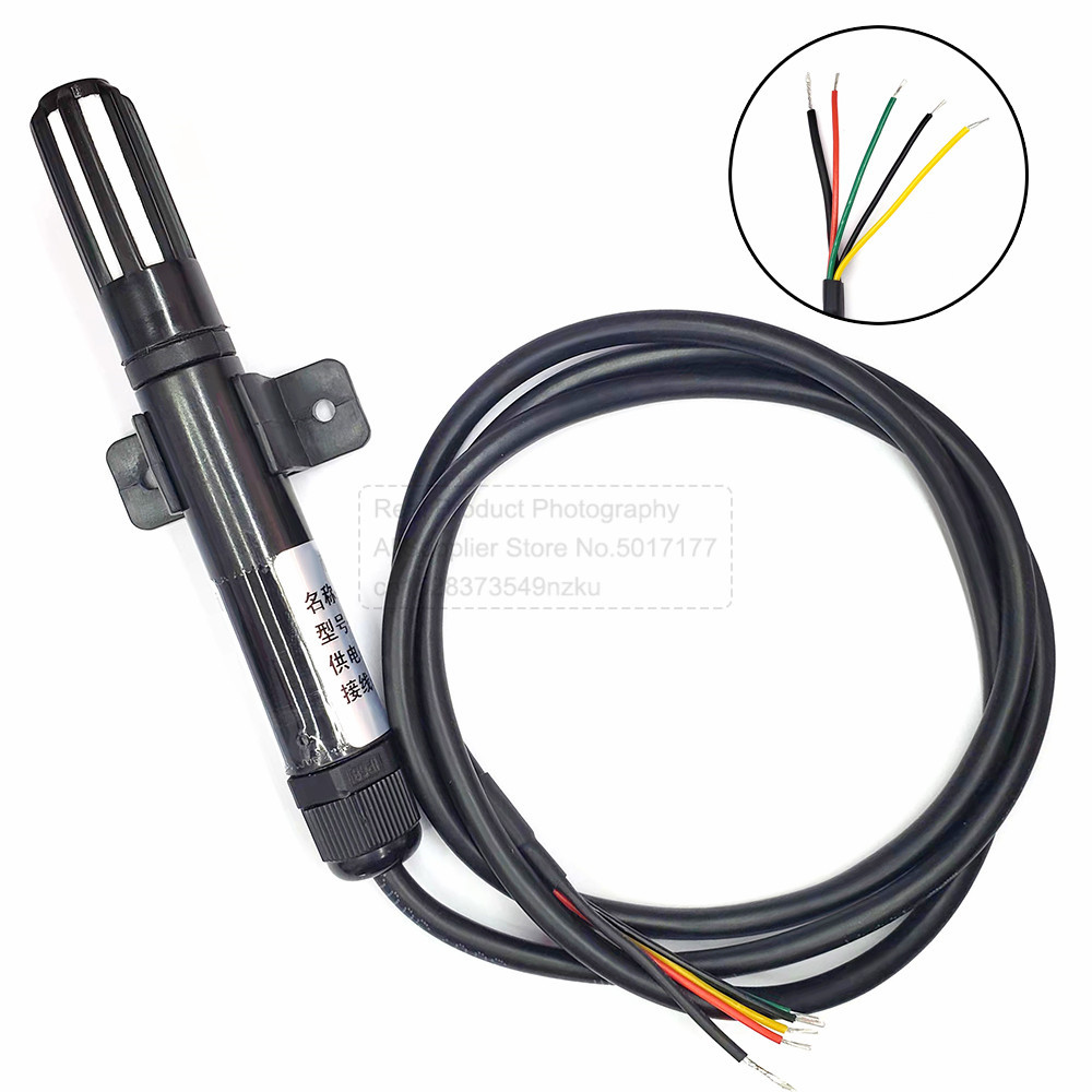 5M Digital Temperature Sensor Probe Module Sht20 Sht21 Sht30 Sht31 Sht40 Humidity Sensor Cable