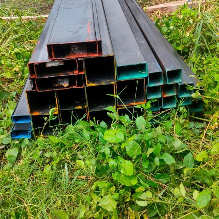 besi hollow 50x100 2.3mm hitam