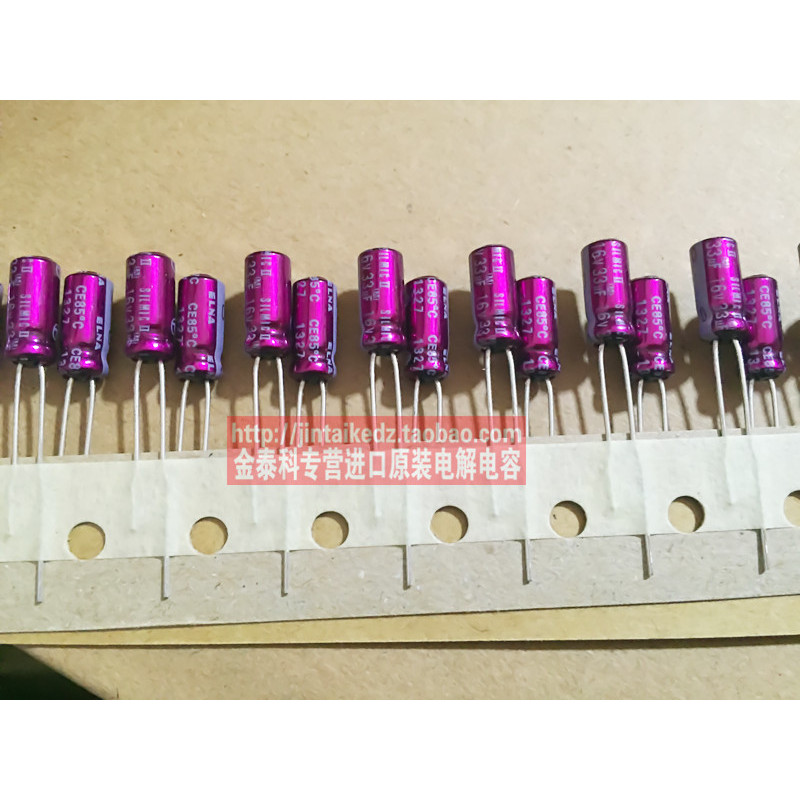 2020 Hot Sale 10Pcs/30Pcs Elna Silmic Ii Audio Frequency For Rfs 16V33Uf 5X11 Purple Robe