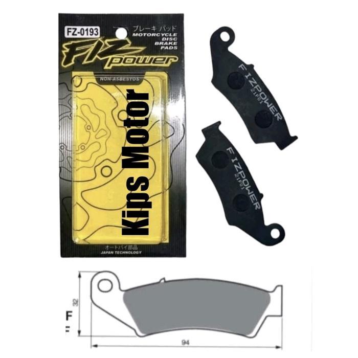 Kampas Rem Depan Kawasaki Kx 125 Kx Kxf 250