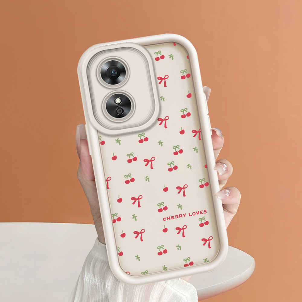 Casing Hp Untuk OPPO A17 A17K Case Kesing Protect Phone TY DLJ C8-3049 bunga-bunga