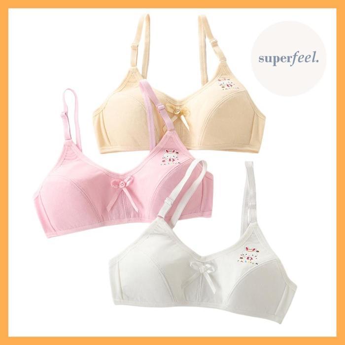 (NYAMAN) MMN SFL MINISET KAIT KANCING BRA BH ANAK CEWEK STEP 2 PAKAIAN DALAM MINI SET KATUN