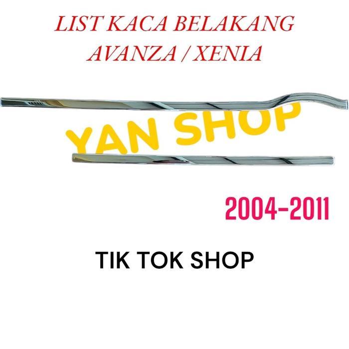 Lis Kaca Bagasi Pintu Belakang Lis Toyota Avanza / Daihatsu Xenia Lama 2004 2005 2006 2007 2008 2009