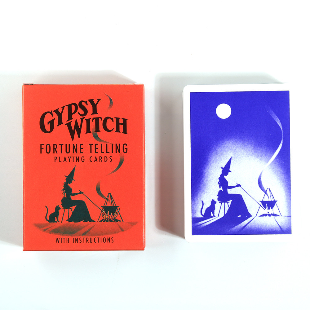 the Gypsy Witch Fortune Telling Cards 52 Cards Game New Beginner Deck Tarot For Beginners Oracle Boa