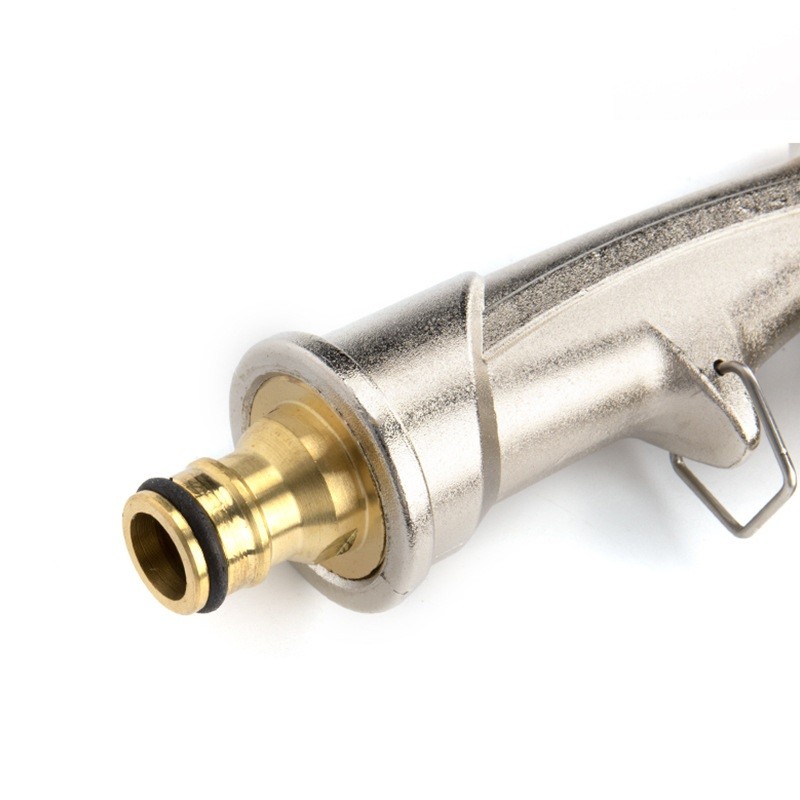 Metal Water Gun Electroplating Lengthened High Pressure Household Car Wash Nozzle Garden Irrigation 