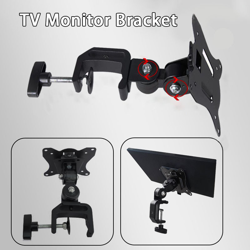 Monitor Stand 14-27 Inch Universal Portable Adjustable Desktop Pc Display Base Bracket Tv Holder