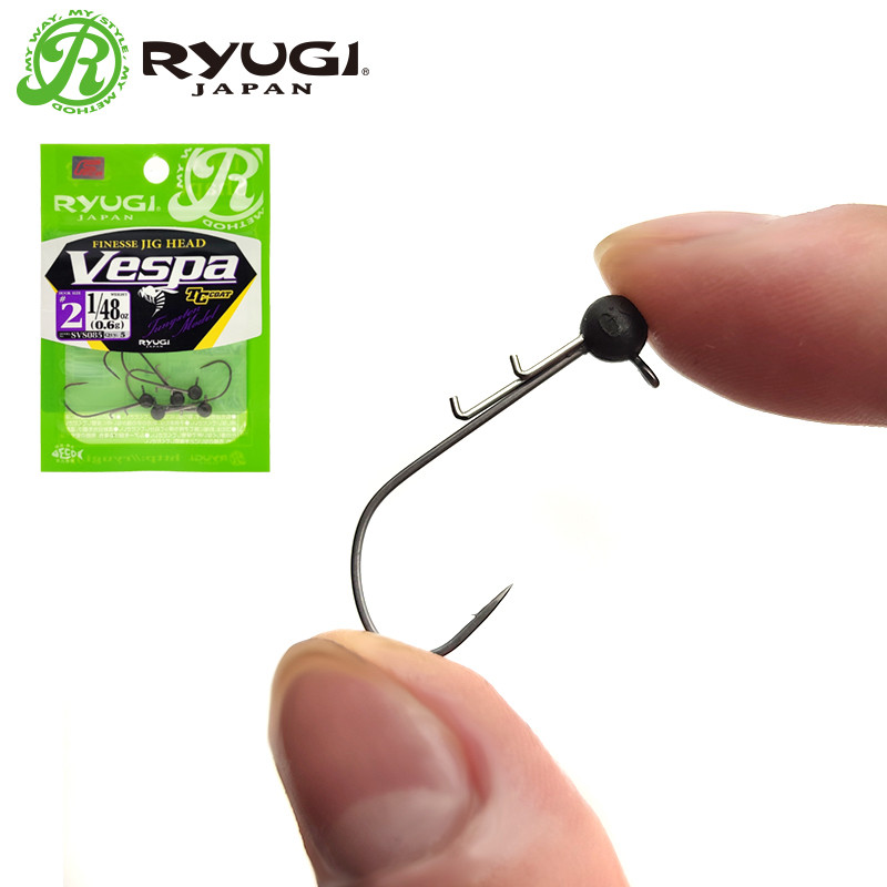 Ryugi Tungsten Resin Jig Head Finesse Fishing Hook Jig Hook For Fishing Lure Jighead Hooks Fishing