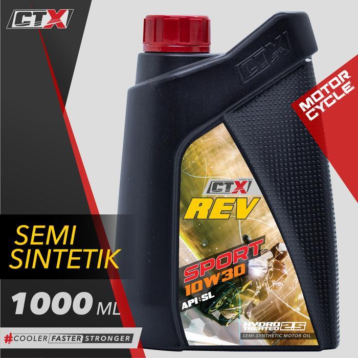 CTX Rev Sport 10w30 - oli semi sintetik motor sport/bebek Promo Premium