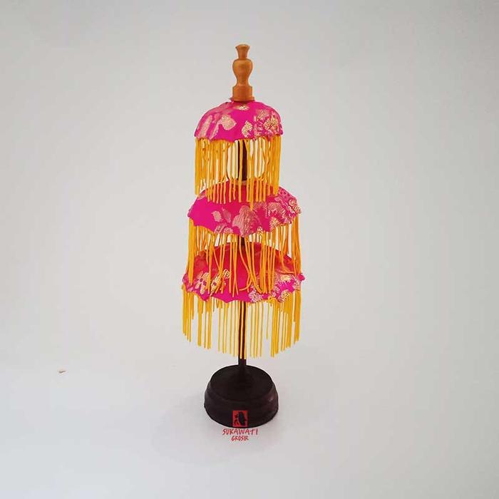 Payung Meja Mini Susun 3 Hiasan Dekorasi Bali - Payung Bali Dekorasi Meja Tumpuk 3