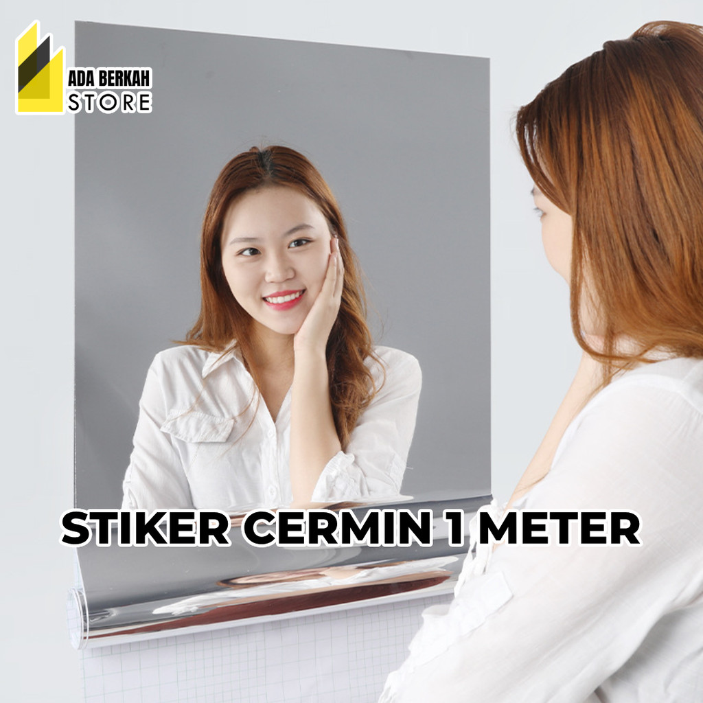 Stiker Kaca Cermin / Cermin Mirror / Big Size Stiker Dinding Kaca Cermin Hiasan Tembok