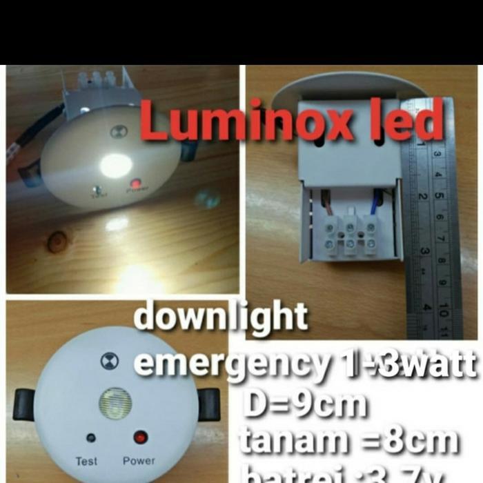emergency led 3w 3watt / emergency celling / downlight emergency 3watt