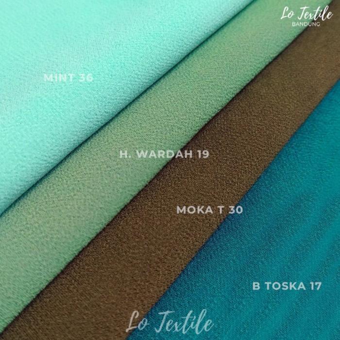 jq41- Kain Ceruti Baby Doll 1 Meter - Bahan Ceruti Babydoll Armany Kain Eceran Murah