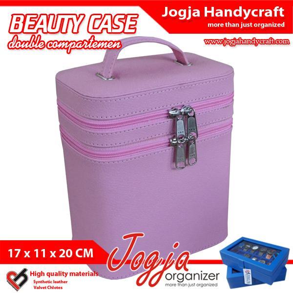 Box Make Up / Kotak Make Up / Tempat Make Up / Beauty Case Pink