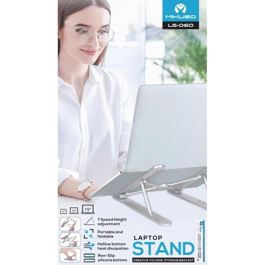 STAND LAPTOP MIKUSO LS-060 LAPTOP STAND PORTABLE AND FOLDABLE ANTI SLIP
