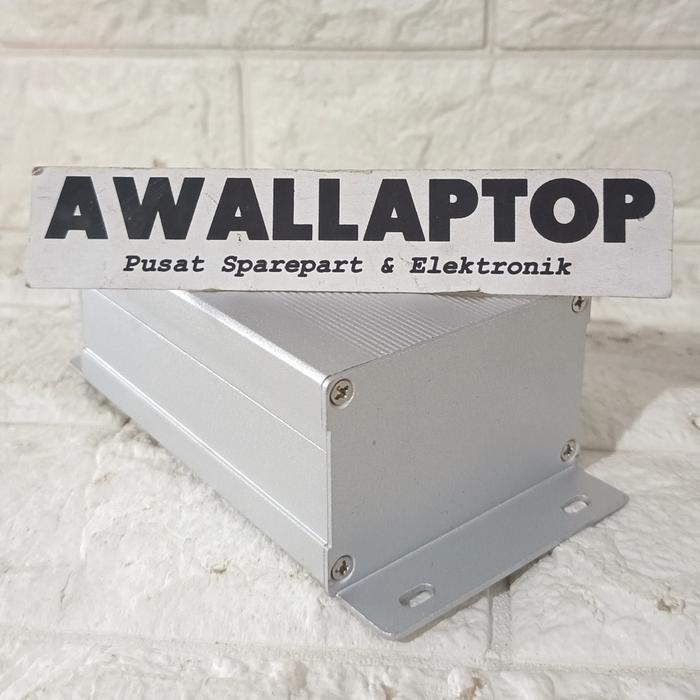 BOX ENCLOSEURE ALUMUNIUM 110X76X46MM KOTAK ALUMINIUM DIY ELEKTRONIK