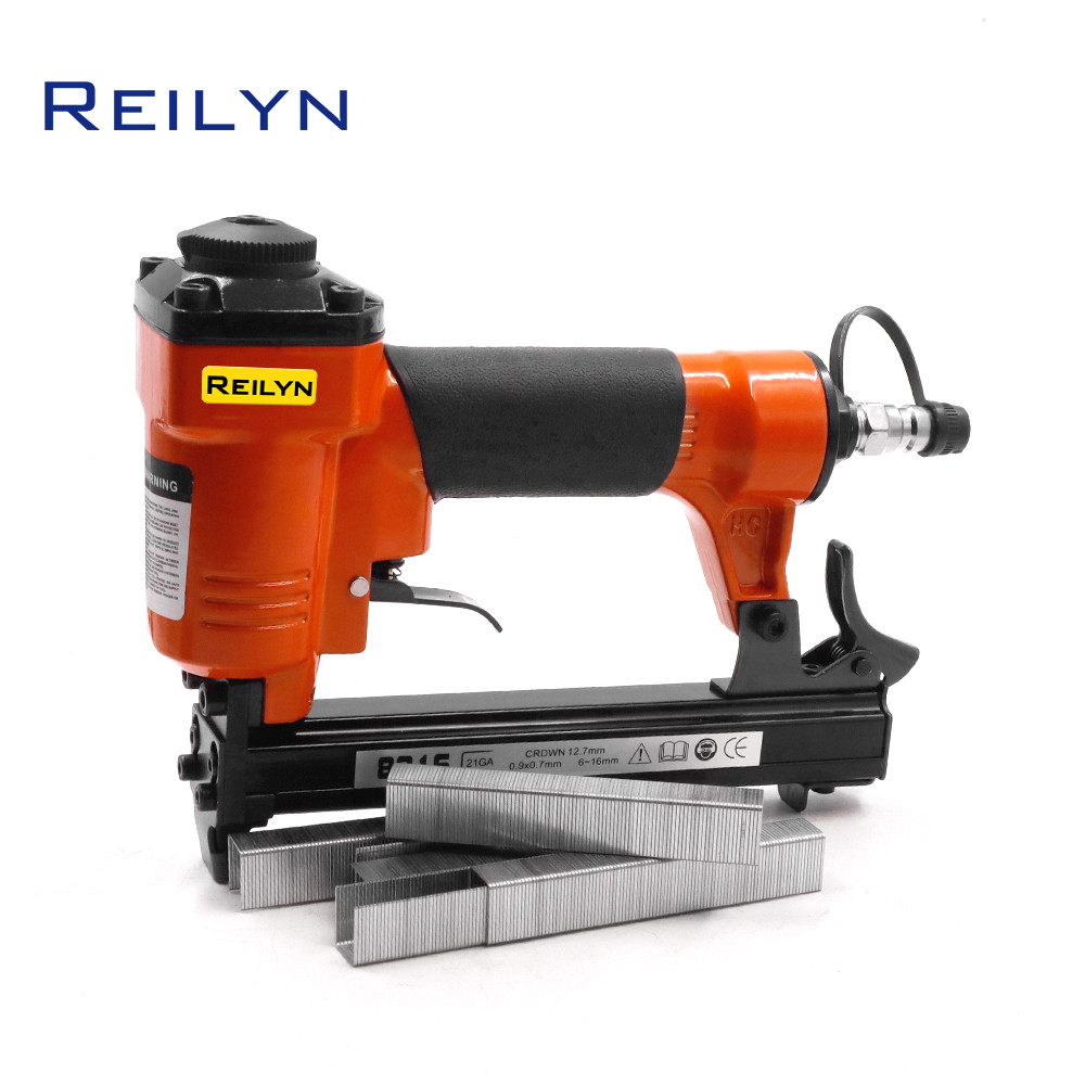 Reilyn 21GA Air Stapler 8016 Pneumatic Upholstery Stapler Pneumatic Staple Gun Air Stapler Gun