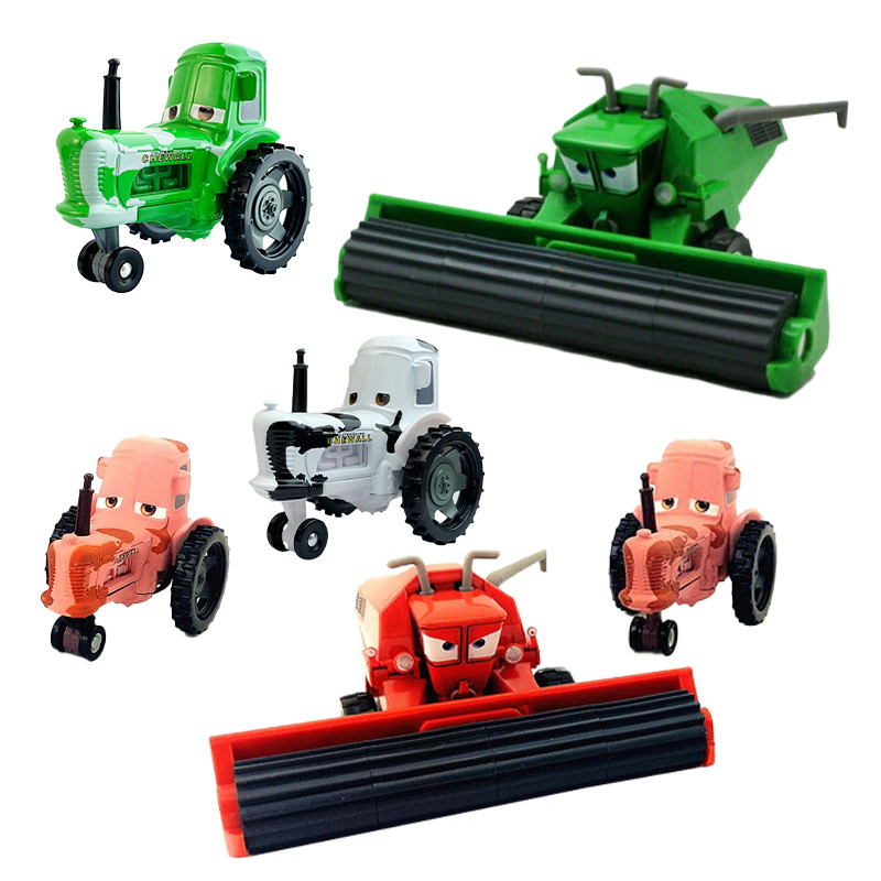 Cars 2 Frank Miss Fritter Disney Pixar Lightning Mcqueen Toy Mini Sheriff Guido Luigi Metal Die Cast