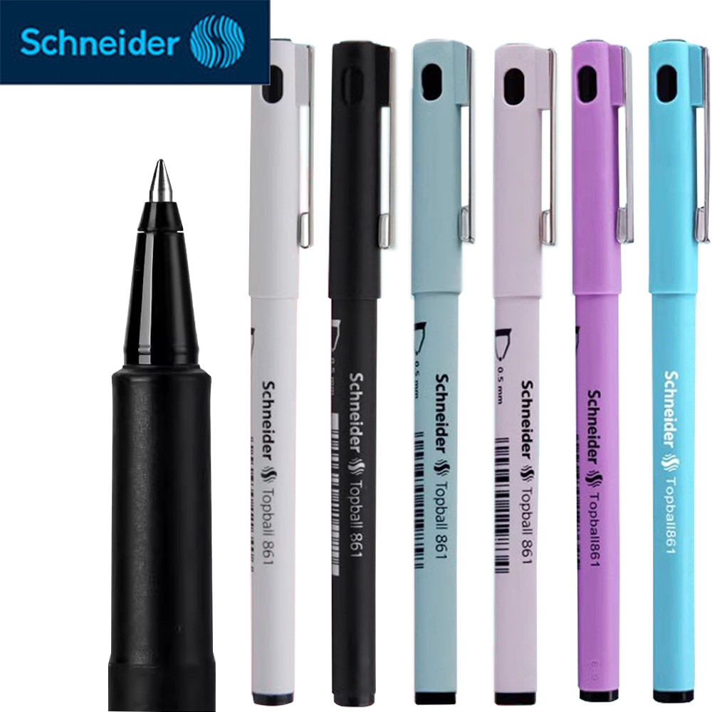 German Schneider Ballpoint Pen 861 Pull-out Type Rollerball Pen Exam Brush Question Office Signature