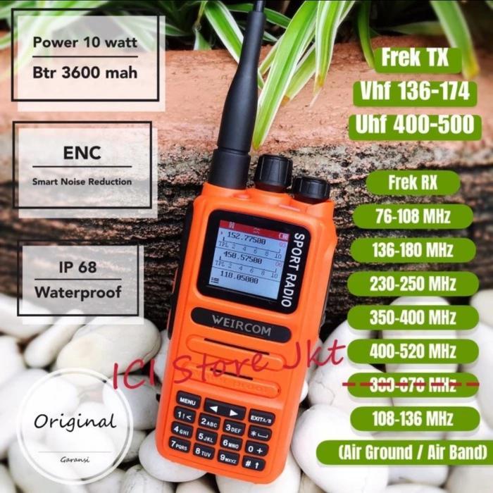 HT WEIRCOM WR 88PLUS SPORT 6BAND ANTI AIR ORI WEIRCOM 88PLUS ORANGE SP