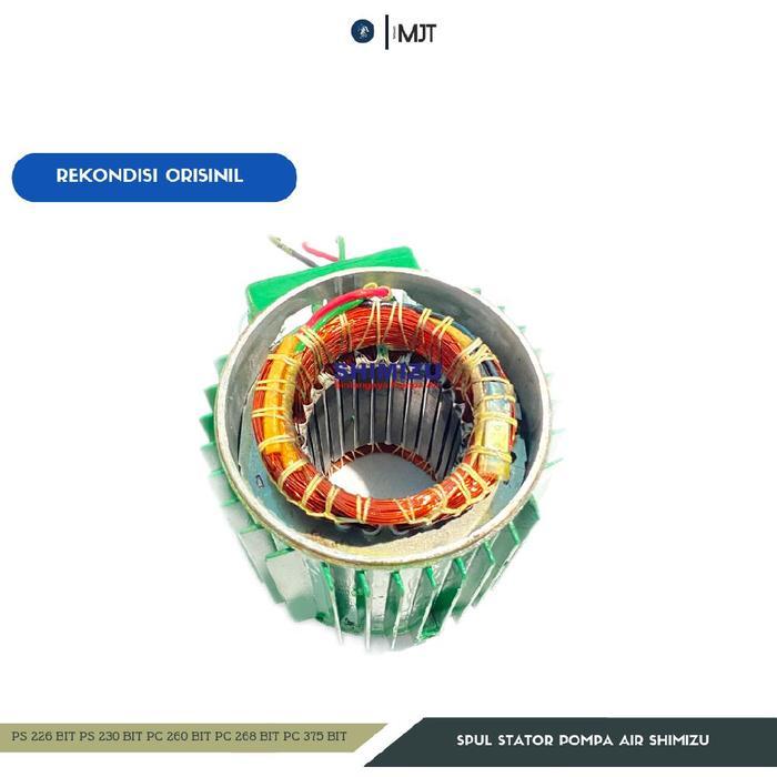 SPAREPART SPUL STATOR GULUNGAN MESIN POMPA AIR JETPUMP SHIMIZU PC 260 BIT - PC 375 BIT