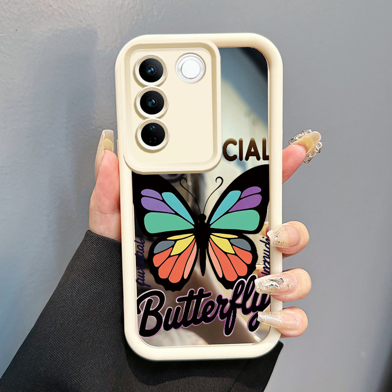 Casing Hp Untuk VIVO V27 5G VIVO V27 Pro 5G S16 Pro 5G VIVO V27E 5G S16E 5G T2 4G Case Klasik kupu-k