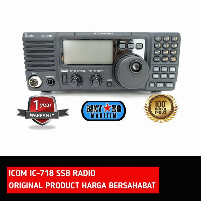 ivfo- Radio Ssb Icom Ic-718 Ic718 Hf Transceiver Original Garansi