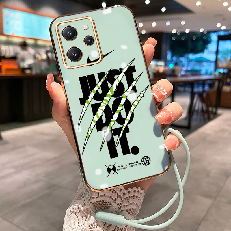 Casing Hp Untuk Xiaomi Redmi 12 4G 12 5G 12C POCO C55 Case Casing HP pola Hook dan bekas kaki Kesing