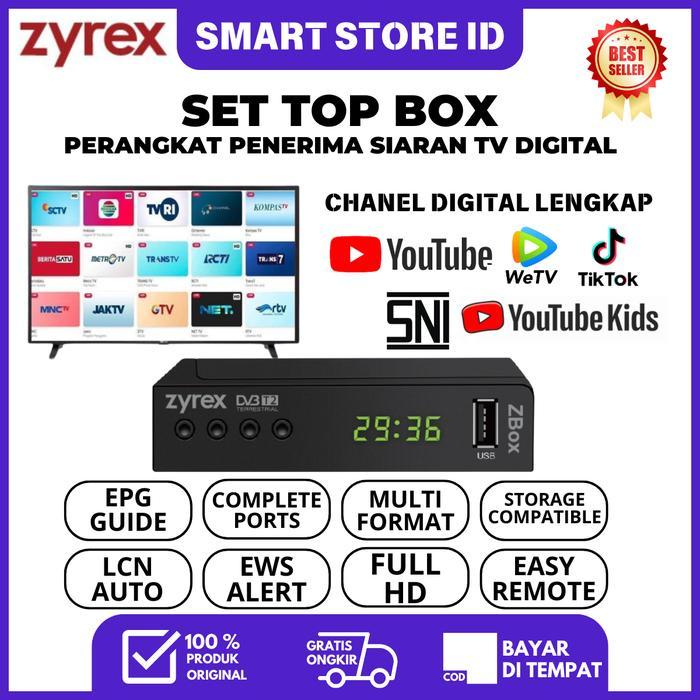 New STB TV Digital Termurah DVB-T2 Decoder Receiver Set Top Box TV Premium Support Semua TV