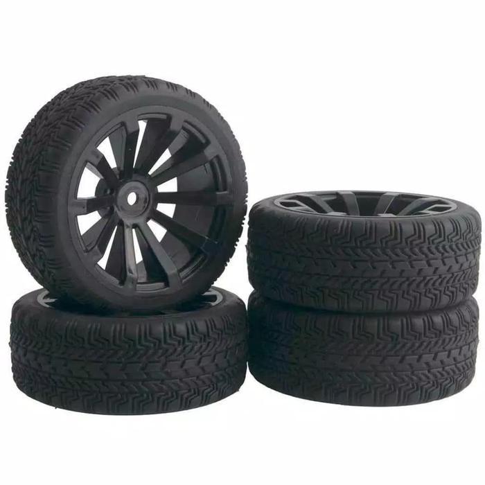 Jual 1Pcs Velg + Ban Rally Touring Rc 1/10 1/18 Hbx Wltoys Hsp Hpi B09
