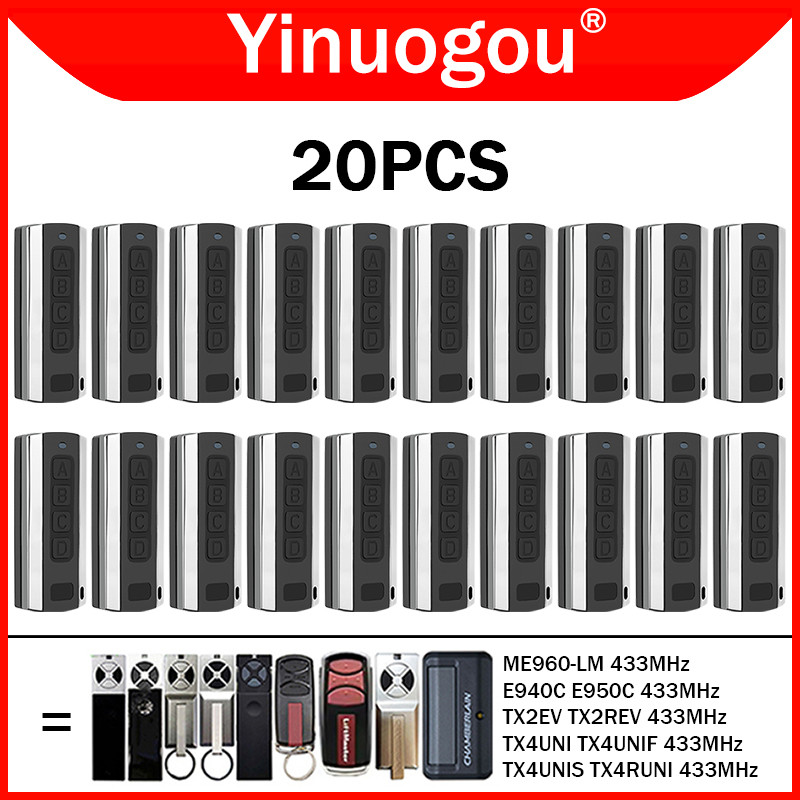 Chamberlain E950C E940C TX4RUNI LiftMaster TX2EV TX2REV TX4UNIS TX4UNI TX4UNIF Garage Door Remote