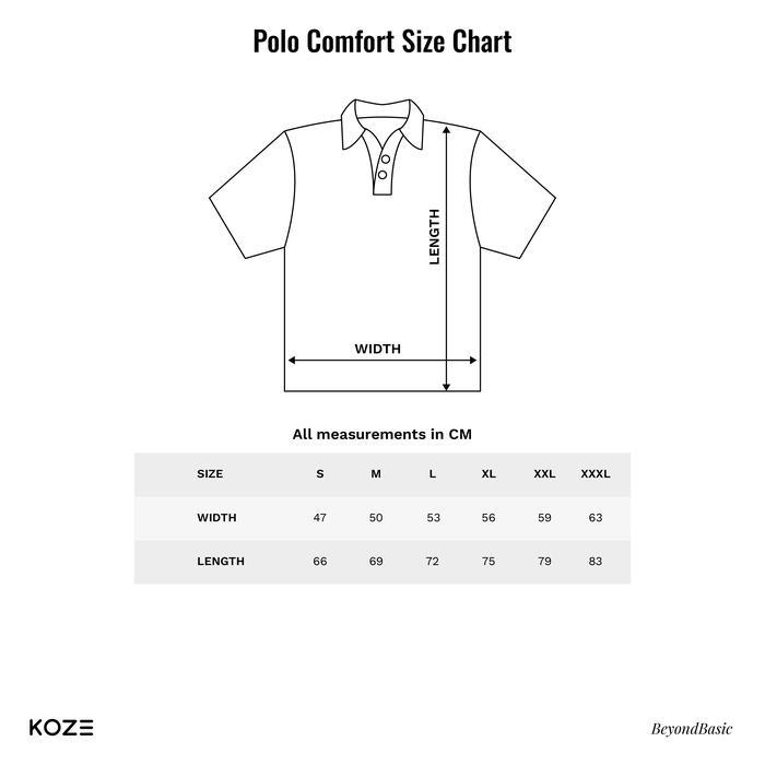 nb4m- Koze - Polo Comfort - Grey Short Sleeve Outfit Cowok