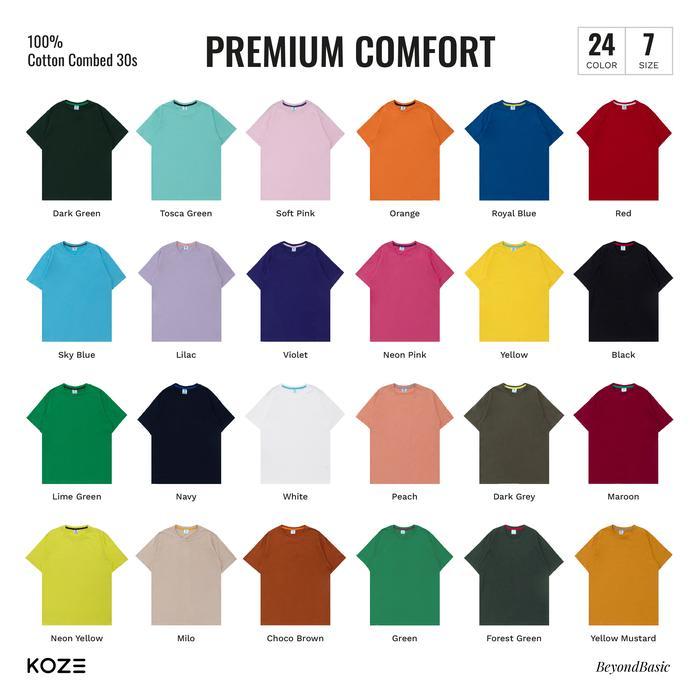 nb4m- Koze - Premium Comfort Soft Pink - Kaos Polos