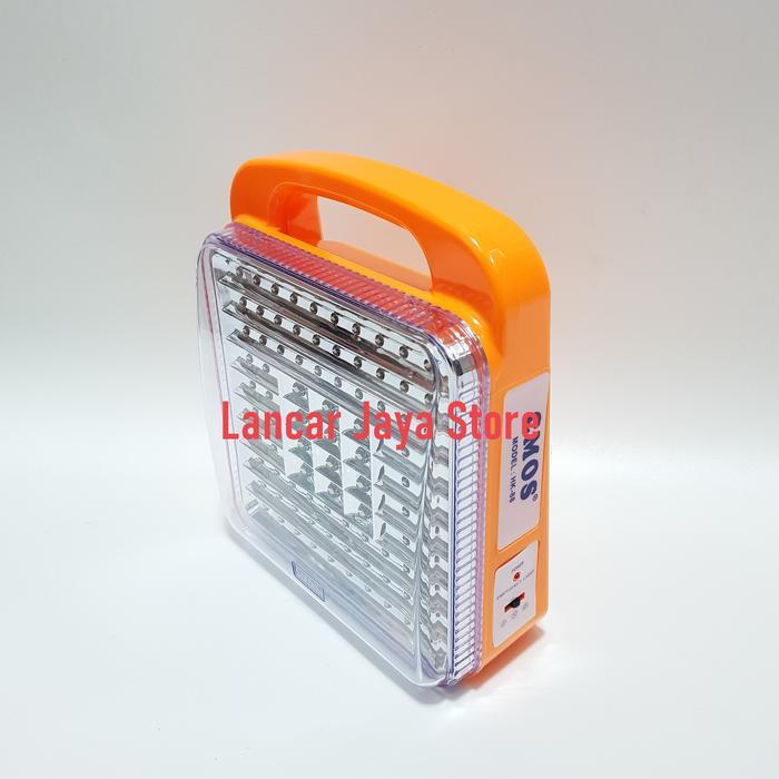 Lampu Emergency Cmos Hk-88 / Lampu Rechargeable Cmos Hk88 Baterai Senter Merah Original
