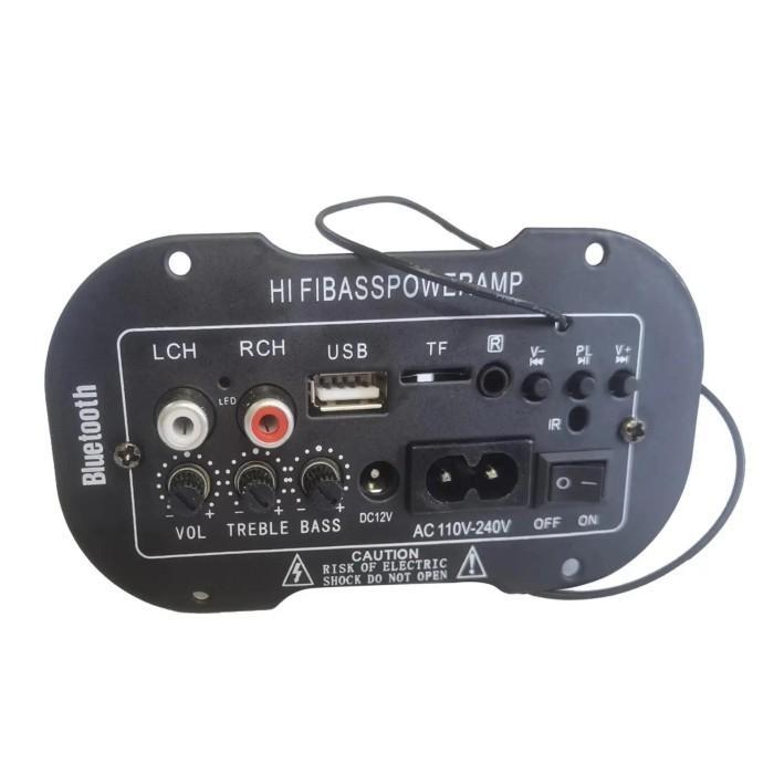 Import 220V Car Bluetooth Hi-Fi Bass Power Amp Car Radios Player Mini Car Amplifier Radio Digital