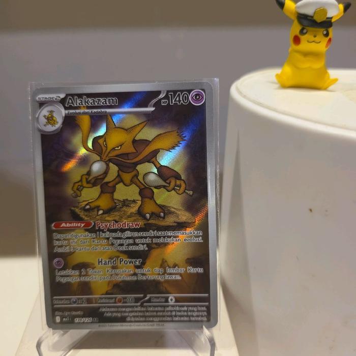 Alakazam Ar Ma1 Evolusi Mega Kartu Pokemon Tcg Indo