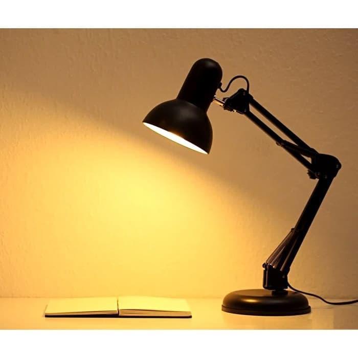 Lampu Meja Belajar Arsitek JM-800 / Lampu Baca kerja JIAMEI besi hitam