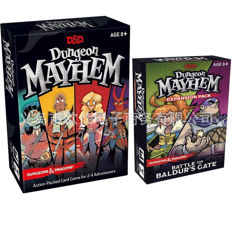 Baldur's Gate Dungeon Mayhem Board games Monster Madness Card English version Children's Toy Gift