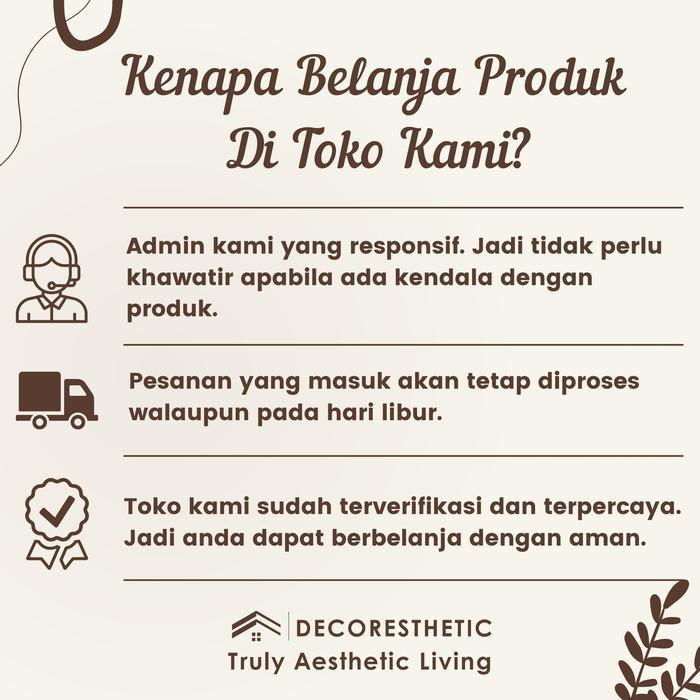 Aj' Decoresthetic Taffhome Jam Dinding Glass Quartz Kamar Kaca Jam Hiasan Dinding Aesthetic