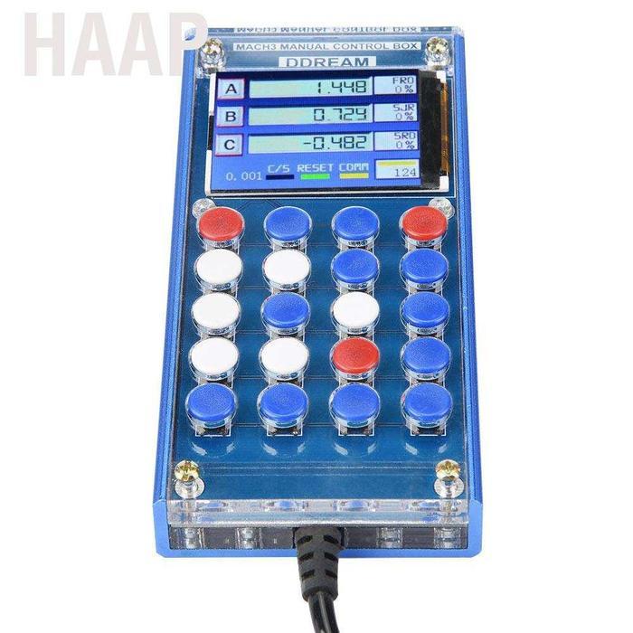 Haap Mach3 Kontrol Poros Tangan Manual 6 Axis Dengan Layar Lcd Untuk